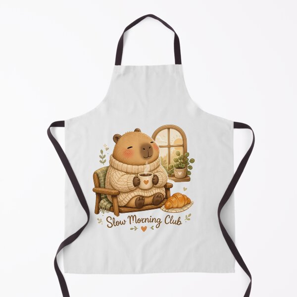 Item preview, Cute Capybara Coffee Sticker - Slow Morning Club Cozy Animal Gift, Kawaii Capybara, Coffee Lover, Cute Animal Aesthetic designed and sold by VectorJoy.