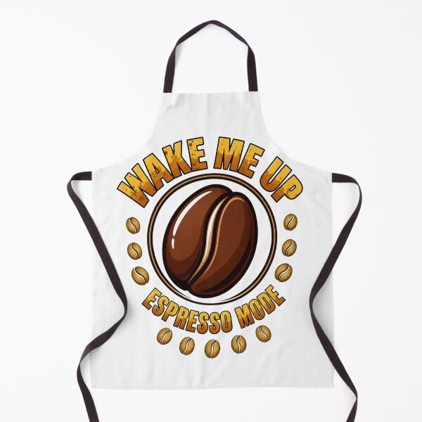 Item preview, Wake Me Up Espresso Mode - Vintage Coffee Bean Design designed and sold by katiecorners.