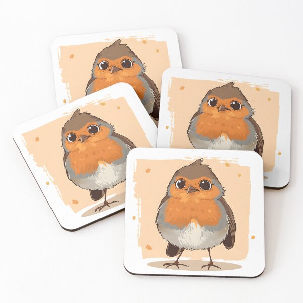 Item preview, Cute Robin Sticker | Adorable Robin Bird Illustration | Orange Songbird Art | Woodland Bird Lover Gift designed and sold by dreamz-world.