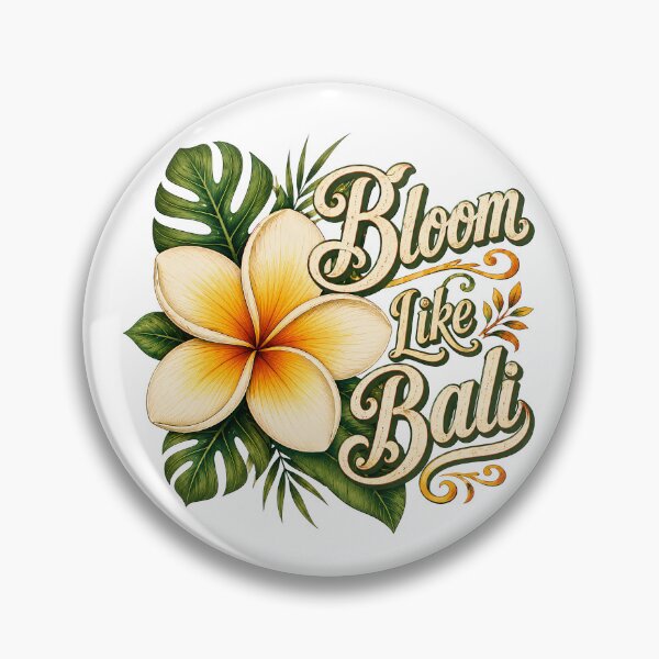 Item preview, Bloom Like Bali – Tropical Frangipani Flower | Iceland nature design designed and sold by filou designs.