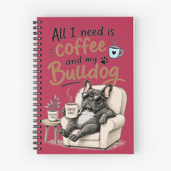 Item preview, All I Need Is Coffee and My Bulldog Funny Dog Design designed and sold by Evelashop.