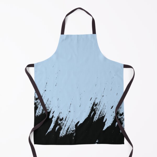 Item preview, Abstract Black Ink Splash on Powder Blue designed and sold by BetweenForms.