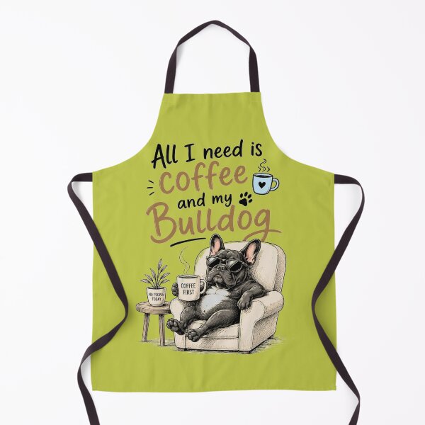 Item preview, All I Need Is Coffee and My Bulldog Funny Dog Design designed and sold by Evelashop.