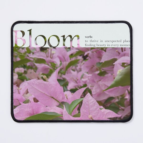 Item preview, Bloom – Botanical Typography Wall Art | Floral Aesthetic Print | Cottagecore & Minimal Nature Poster designed and sold by NeededTees.