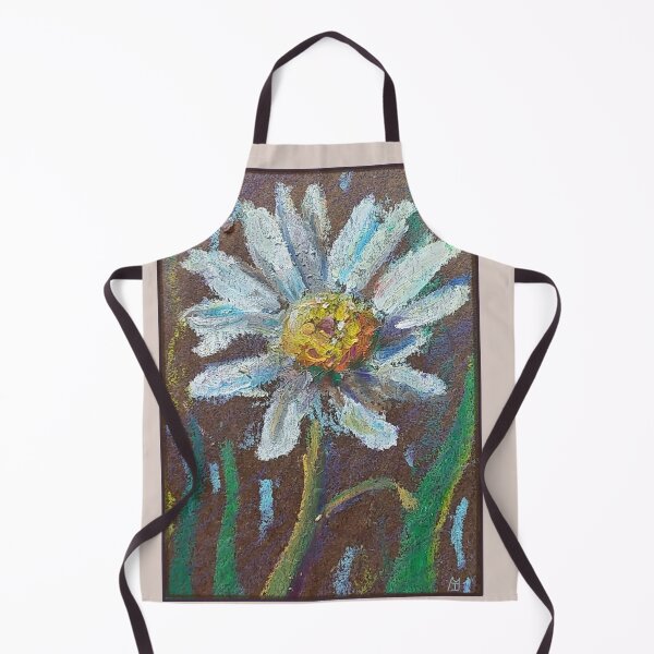 Item preview, Daisy chamomile oil pastel drawing designed and sold by Madie Kay.