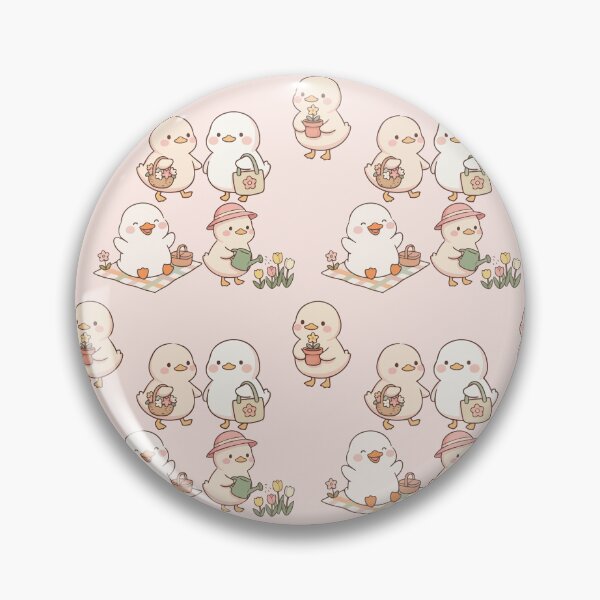 Item preview, Aesthetic Cute Cottagecore Duck stickers Garden Picnic Soft Pastel Cozy Vibe sticker pack Set designed and sold by Art IN Pack.