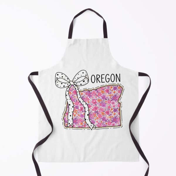 Item preview, Cute Oregon Floral Map Graphic Coquette Bow Design designed and sold by Paper Drip.