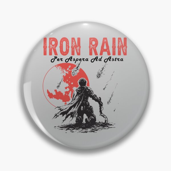 Item preview, Red rising Iron Rain Sci-Fi, Per Aspera Ad Astra, Darrow, book lover gift designed and sold by garetlundberg.