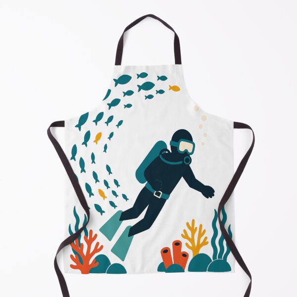 Item preview, Divers in a school of fish – coral reef underwater world designed and sold by Lyfeinsights.