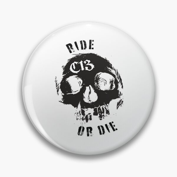 Item preview, Ride or Die Skull designed and sold by C13Industries.