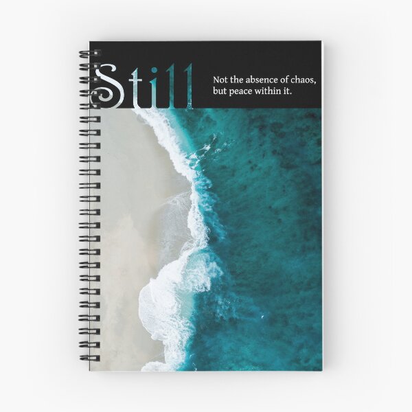 Item preview, Still – Ocean Typography Inspired by Calm & Chaos designed and sold by NeededTees.