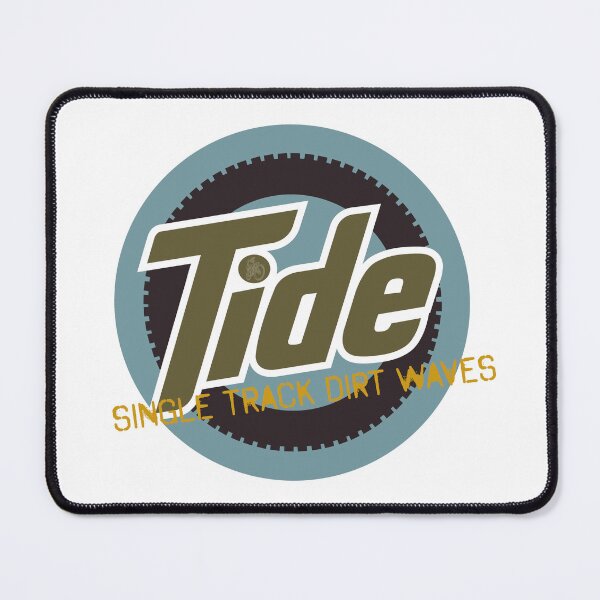 Item preview, MOUNTAIN BIKING PARODY — TIDE "SINGLE TRACK DIRT WAVES" designed and sold by Spokelore.