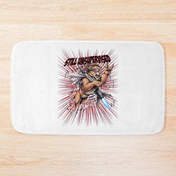 Item preview, Still Unsupervised Lion Rock On Patriotic Tee v3 designed and sold by DarylWelsh2024.