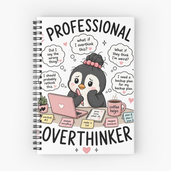 Item preview, Professional Overthinker designed and sold by Emma’s Studio.