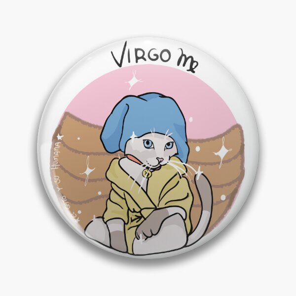 Item preview, Virgo Cat Zodiac Sign designed and sold by elgatoysuhumana.