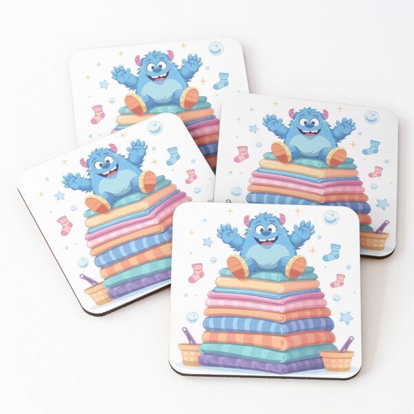 Item preview, Cute Laundry Monster Sticker | Funny Laundry Day Monster Gift designed and sold by Stylestickers55.