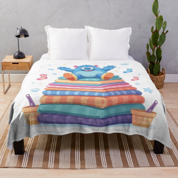 Item preview, Cute Laundry Monster Sticker | Funny Laundry Day Monster Gift designed and sold by Stylestickers55.