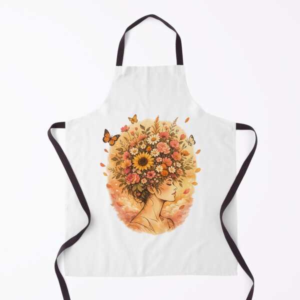 Item preview, Floral Harmony Portrait Art designed and sold by Maniwarsi.
