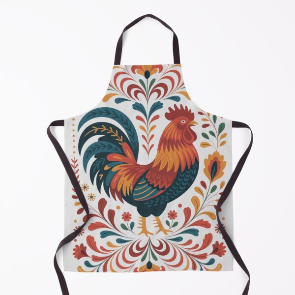 Item preview, a stylized folk art rooster designed and sold by 123ks.