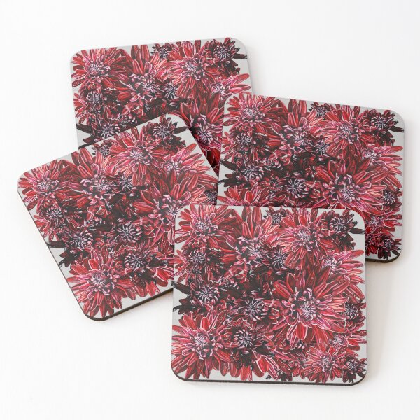 Item preview, Chrysanthemums pattern 3 designed and sold by nastiaart.
