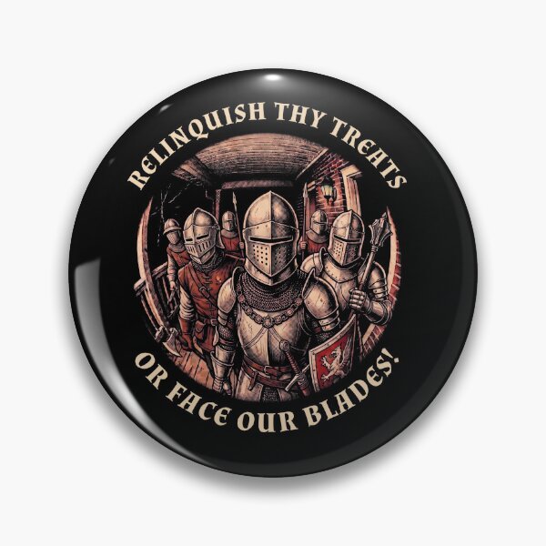Item preview, Relinquish Thy Treats Knights Funny Halloween designed and sold by d247.