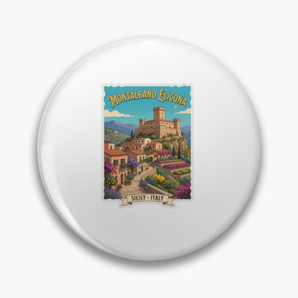 Item preview, Montalbano Elicona Castle Sticker designed and sold by Imaginarium of Chaos falcon88 .