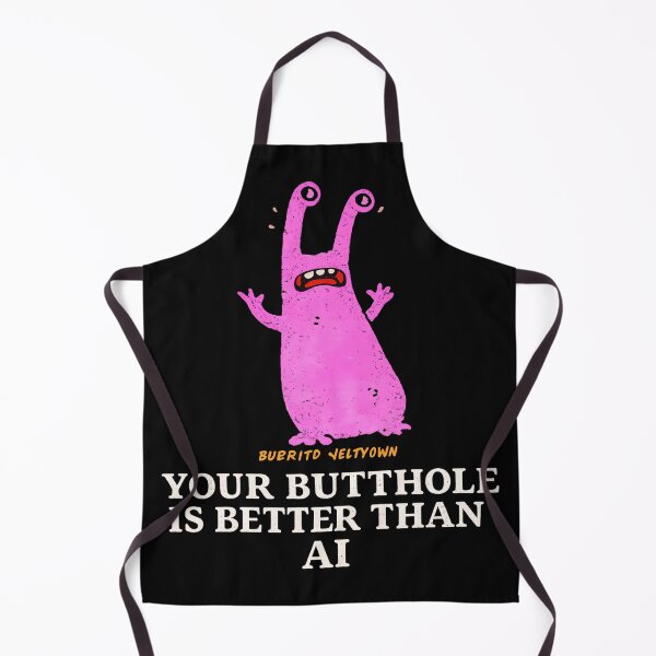 Item preview, Your Butthole Is Better Than AI Funny Butthole Surfers Monster Graphic T-Shirt designed and sold by Creative Spark.