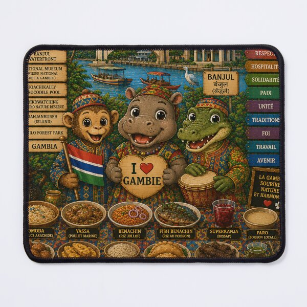 Item preview, Gambia Banjul – Smiles, Nature and Hospitality designed and sold by Cifi64.