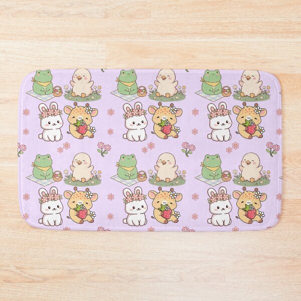 Item preview, Cute animals Aesthetic Cute Cottagecore Frog Bunny Giraffe Soft Pastel Cozy Vibe stickers designed and sold by Art IN Pack.