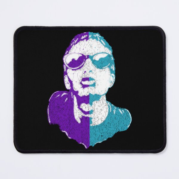 Item preview, Thom Yorke Dystopian Indie Rock Portrait - Cyber Glitch Halftone Art designed and sold by surmind.