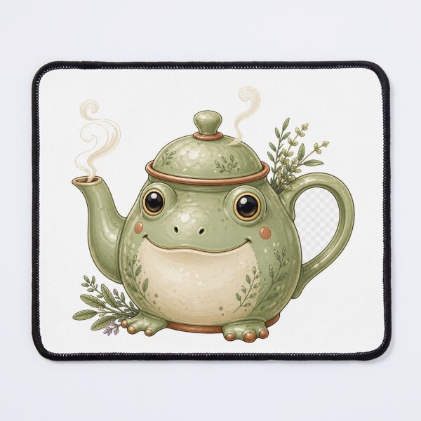 Item preview, Ceramic Frog Teapot designed and sold by aihrgdesign.