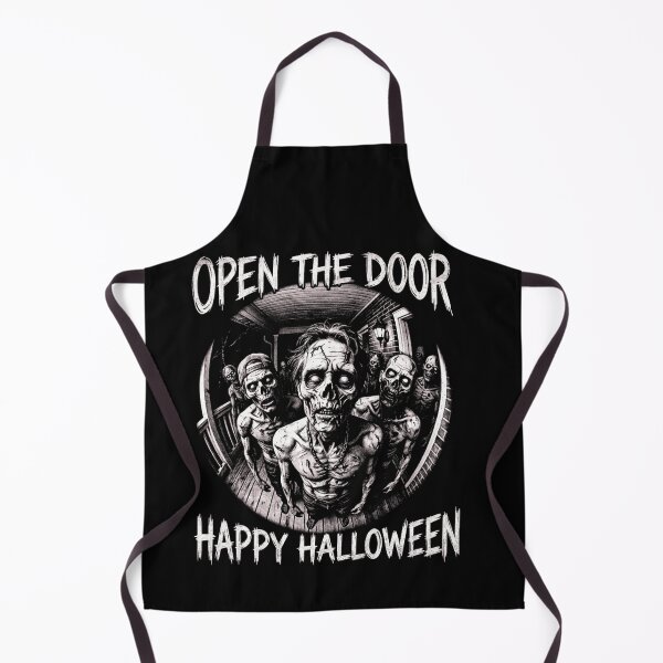 Item preview, Open The Door Happy Halloween Zombie Undead designed and sold by d247.