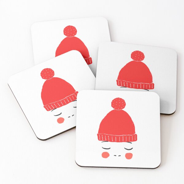 Item preview, Cozy Winter Beanie, Kawaii Character Illustration designed and sold by whatafabday.