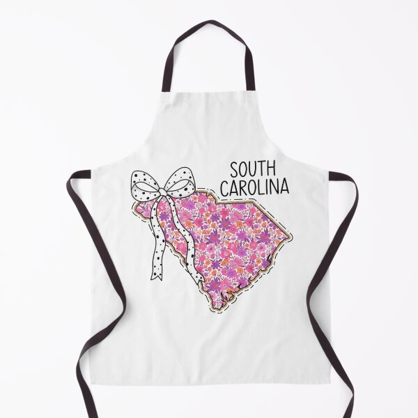 Item preview, Cute South Carolina Floral Map Graphic Coquette Bow Design designed and sold by Paper Drip.