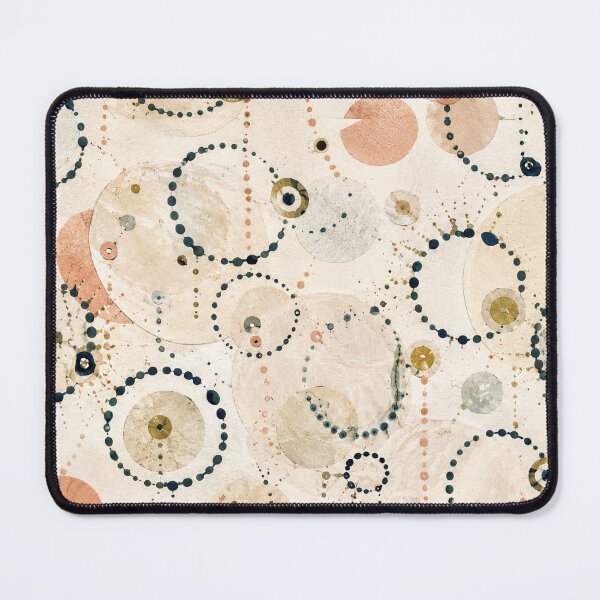 Item preview, Elegant Watercolor Circle Pattern | Organic Ink Bubble Seamless Design designed and sold by SWSandraWechner.