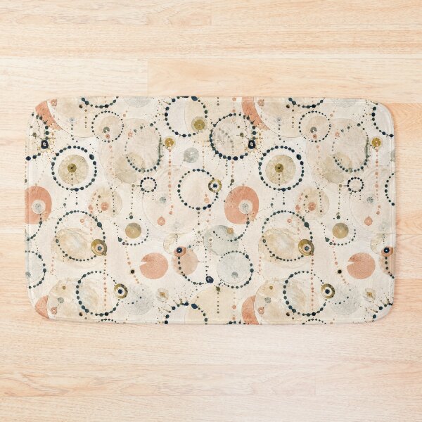 Item preview, Elegant Watercolor Circle Pattern | Organic Ink Bubble Seamless Design designed and sold by SWSandraWechner.