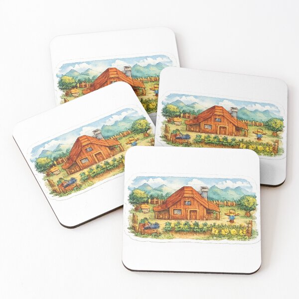 Item preview, Granja de Stardew Valley (estilo acuarela) designed and sold by r9440.