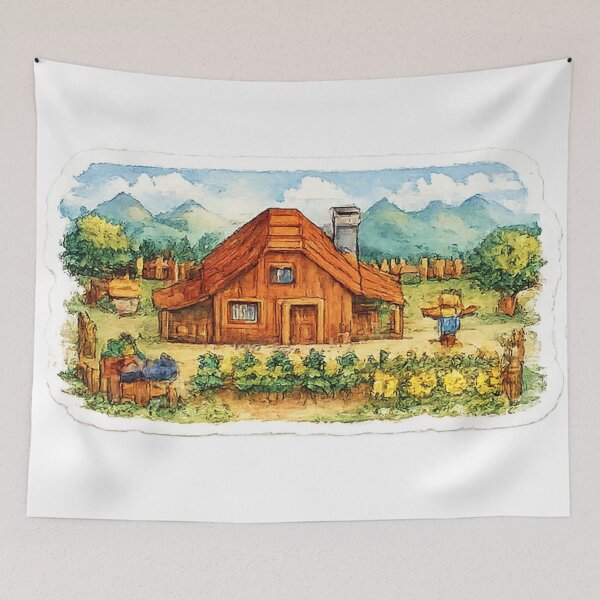 Item preview, Stardew Valley Farm (Watercolor Style) designed and sold by r9440.