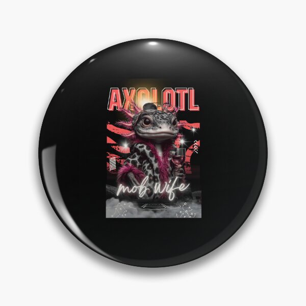 Item preview, Glamorous Axolotl Mob Wife Luxury  designed and sold by SolaVault.