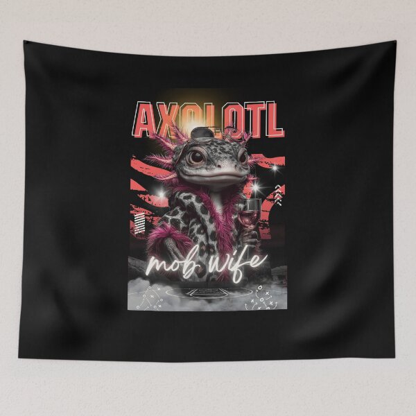 Item preview, Glamorous Axolotl Mob Wife Luxury  designed and sold by SolaVault.