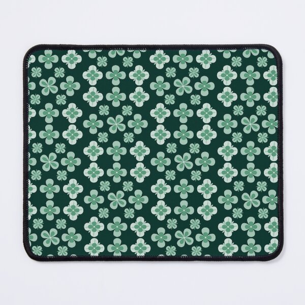 Item preview, Lucky Green Four Leaf Clover Retro Pattern. designed and sold by Jyoti-Quotes.