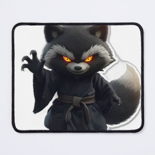 Item preview, Halloween Tanuki Trickster — Japanese Yokai Art designed and sold by Tokyo Neo Noir Collective .