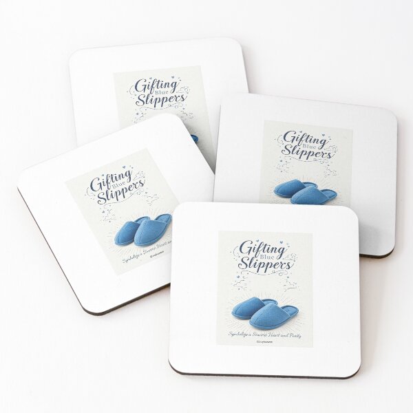 Item preview, Gifting blue slippers dream  designed and sold by JoyHonest.
