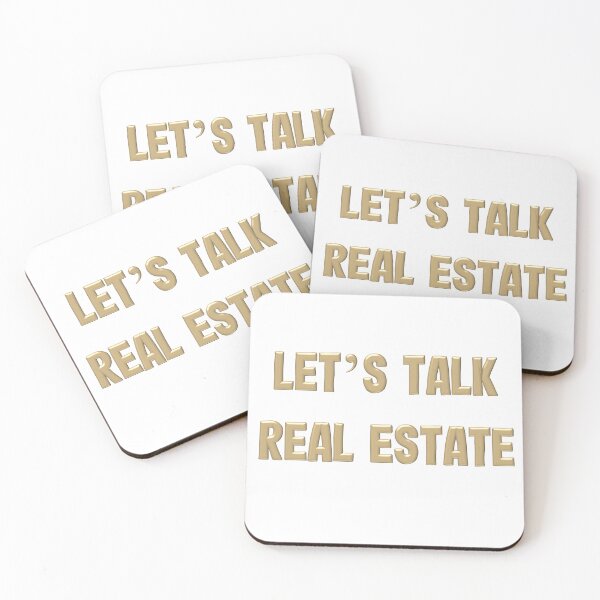 Item preview, Let's Talk Real Estate in Gold designed and sold by LeslieMac713.