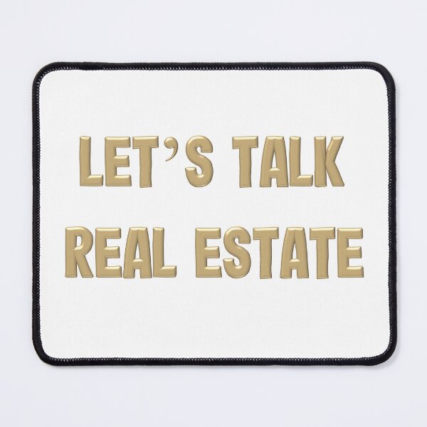 Item preview, Let's Talk Real Estate in Gold designed and sold by LeslieMac713.