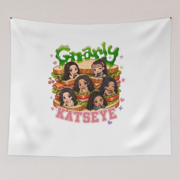 Item preview, Katseye Gnarly Shirt, Cute Chibi Katseye Graphic Tee, Kpop Girl Group T-Shirt, Eyekon Fan Gift, Comfort Colors Shirt designed and sold by BerryHand.