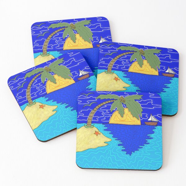 Item preview, Sunset Island Scene designed and sold by WhimlArt.