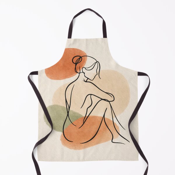 Item preview, Minimalist Female Line Art - Abstract Terracotta and Beige Silhouette Poster designed and sold by Bela Ambrus.
