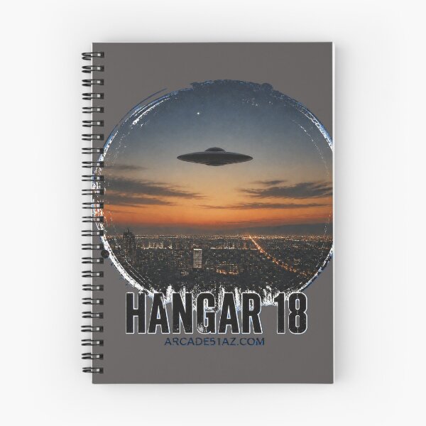 Item preview, Hangar 18: Alien Ship Over City designed and sold by Arcade51az.