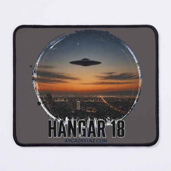 Item preview, Hangar 18: Alien Ship Over City designed and sold by Arcade51az.